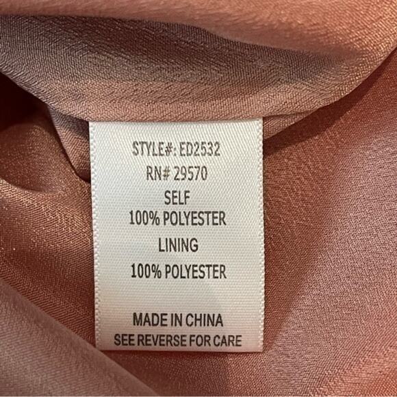 Anthropologie Everly Tangerine Office To Date Night  Dress NWOT Size M - Picture 11 of 13